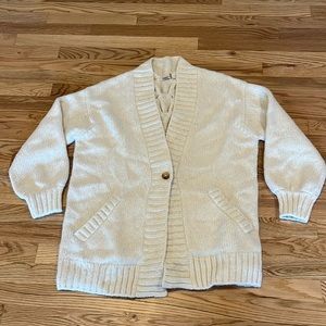 NWOT Faherty Oversized Baby Alpaca Cardigan